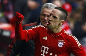 Franck Ribery 249 presenze e 86 gol con la maglia del Bayern Monaco.